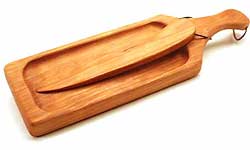 Butter Board with Wood Knife