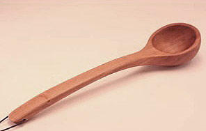 10 inch serving wood ladle