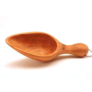 Half Cup Wood Measuring Scoop