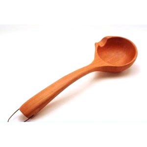 12 inch Deep Serving Spoon with Spout