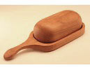 wood butter dish
