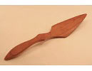 wood cake server