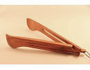 wood serving tongs